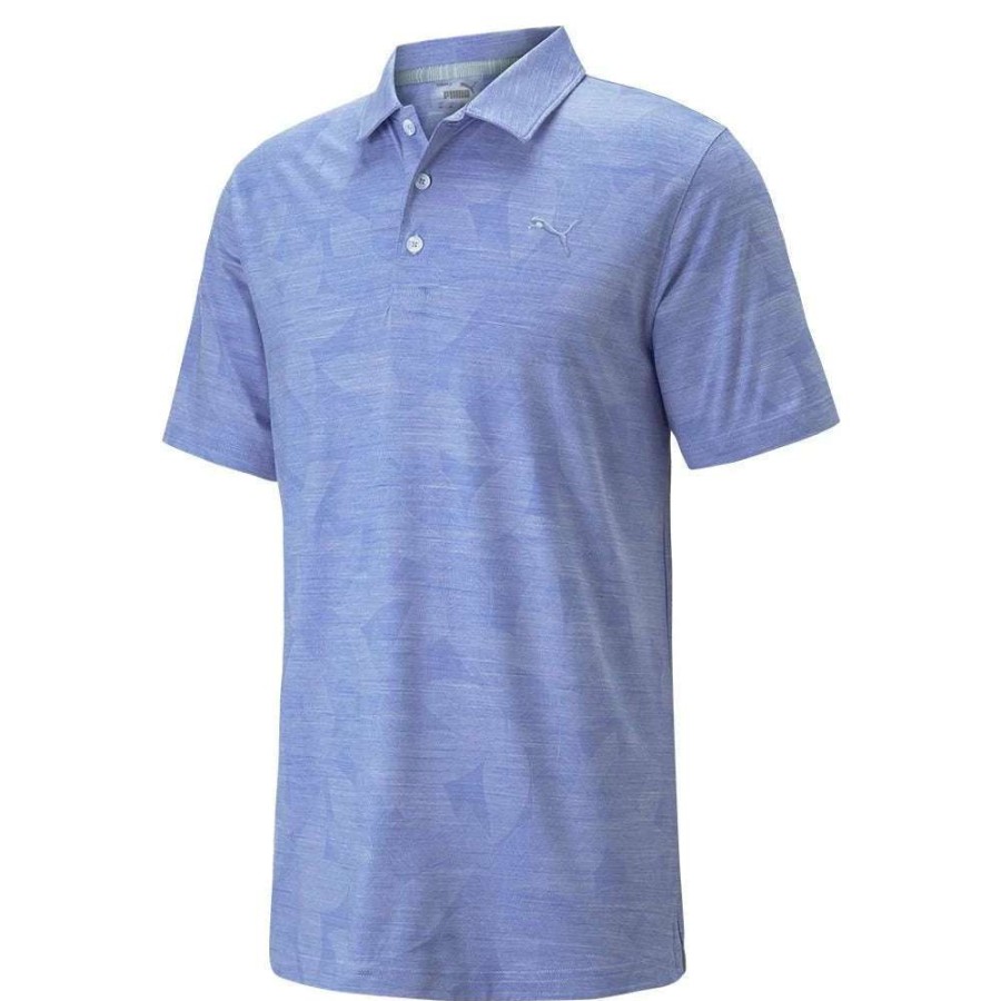 Shirts * | Puma Leaflet Golf Polo Shirt 535445 Lavender Pop Heather 02