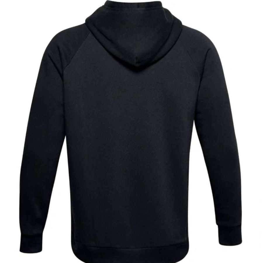 Mid Layers * | Under Armour Rival Fleece Golf Hoodie 1357092 Black 001