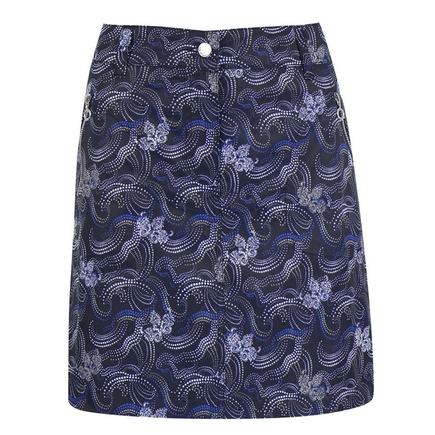 Shorts & Skorts * | Daily Sports Ladies Luisa Golf Skort 45Cm 243/231 Navy 590