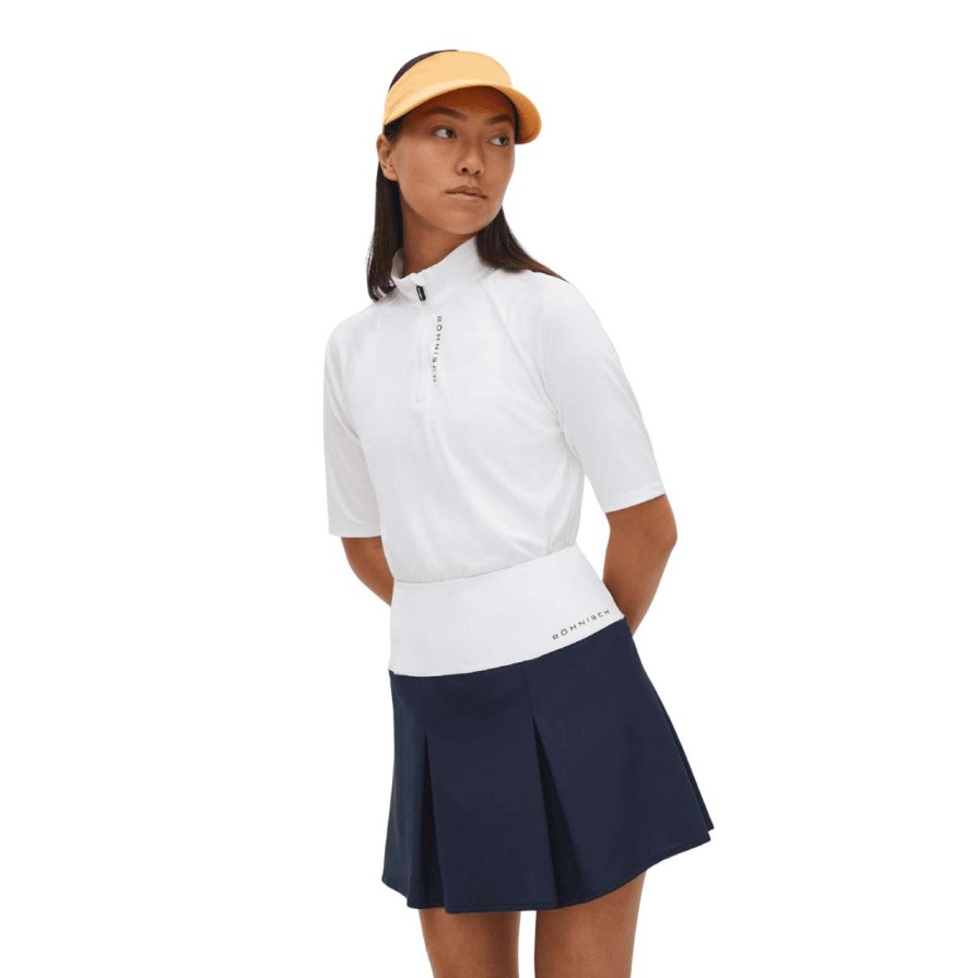 Shorts & Skorts * | Rohnisch Ladies Aurora Pleated Golf Skort 111483 Navy