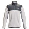 Mid Layers * | Under Armour Pile Golf Sweater Fleece 1366284 Halo Grey/Pitch Grey 014