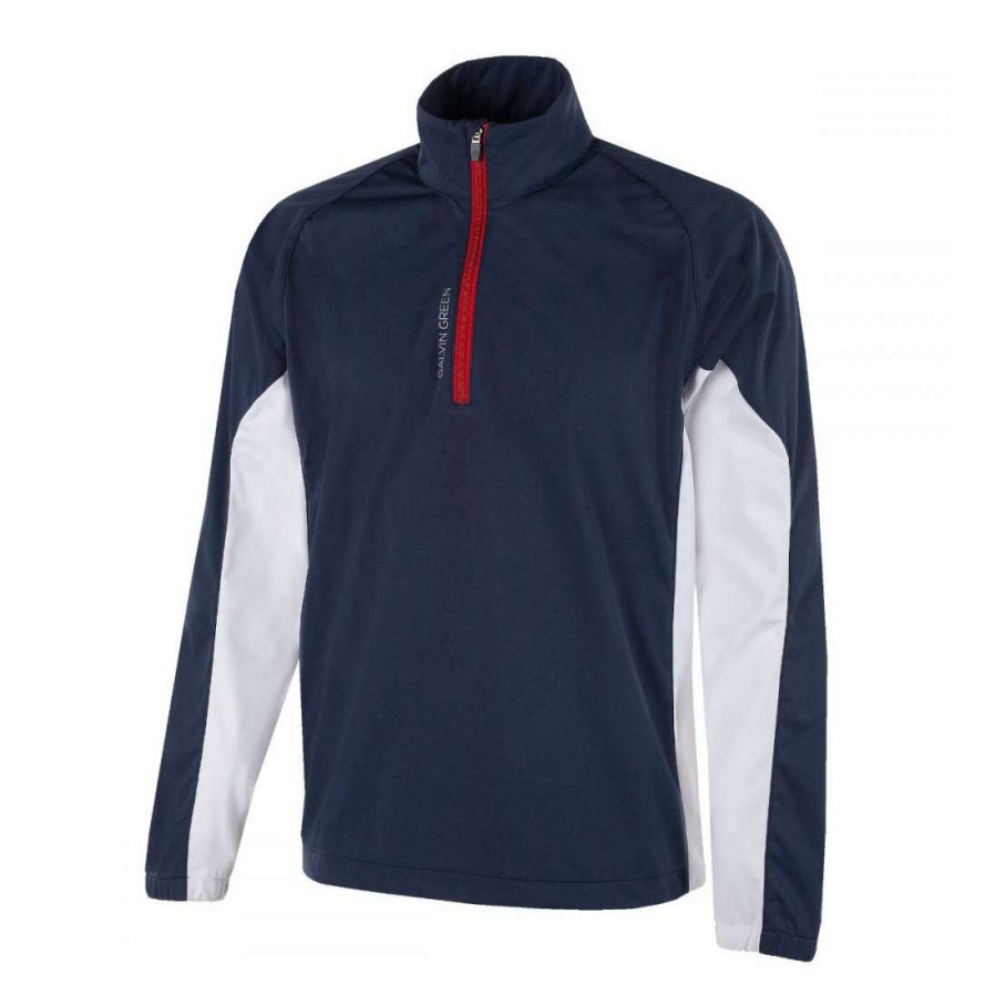 Mid Layers * | Galvin Green Lucas Interface-1 Golf Top G1131 Navy/White/Red 31