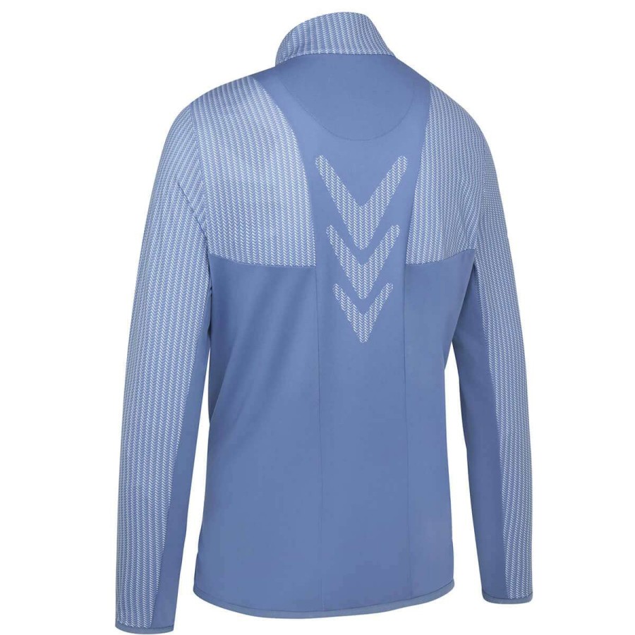 Mid Layers * | Callaway Odyssey Chill Out 1/4 Zip Golf Top Cgksb0B0 Blue Horizon 443