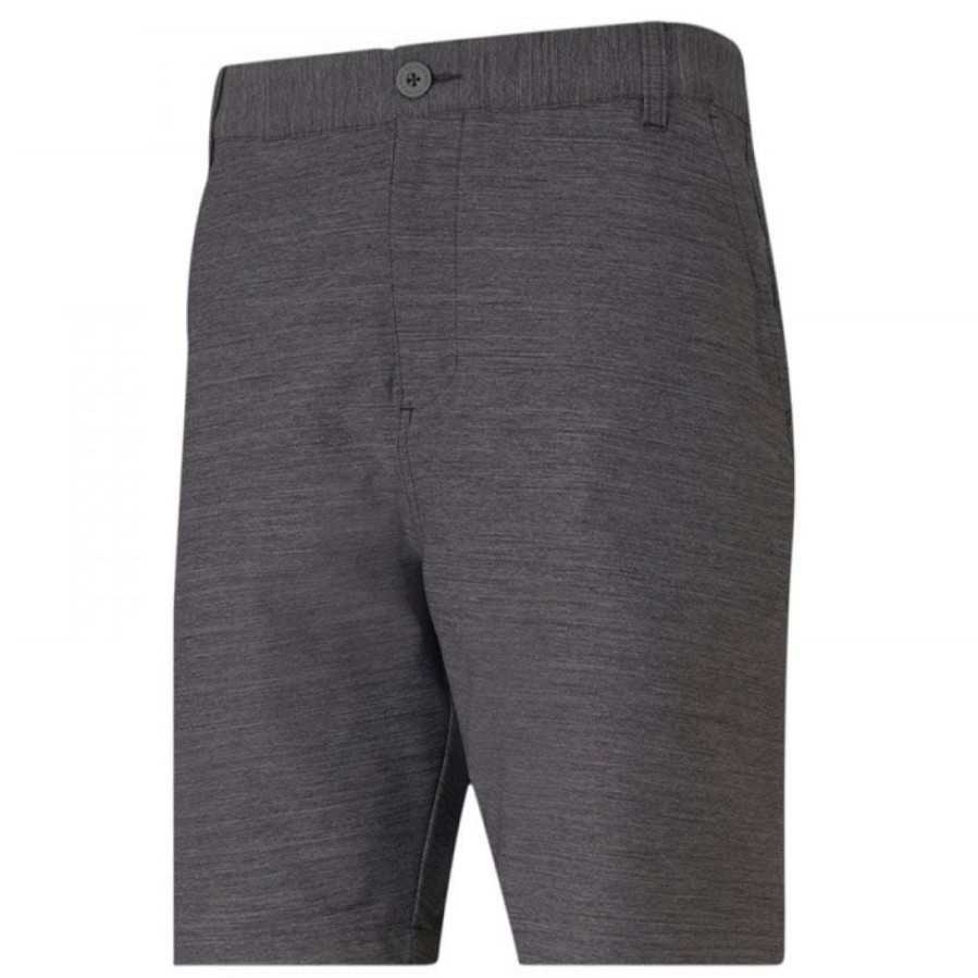 Shorts * | Puma 101 Heather Golf Shorts 599238 Puma Black Heather 01