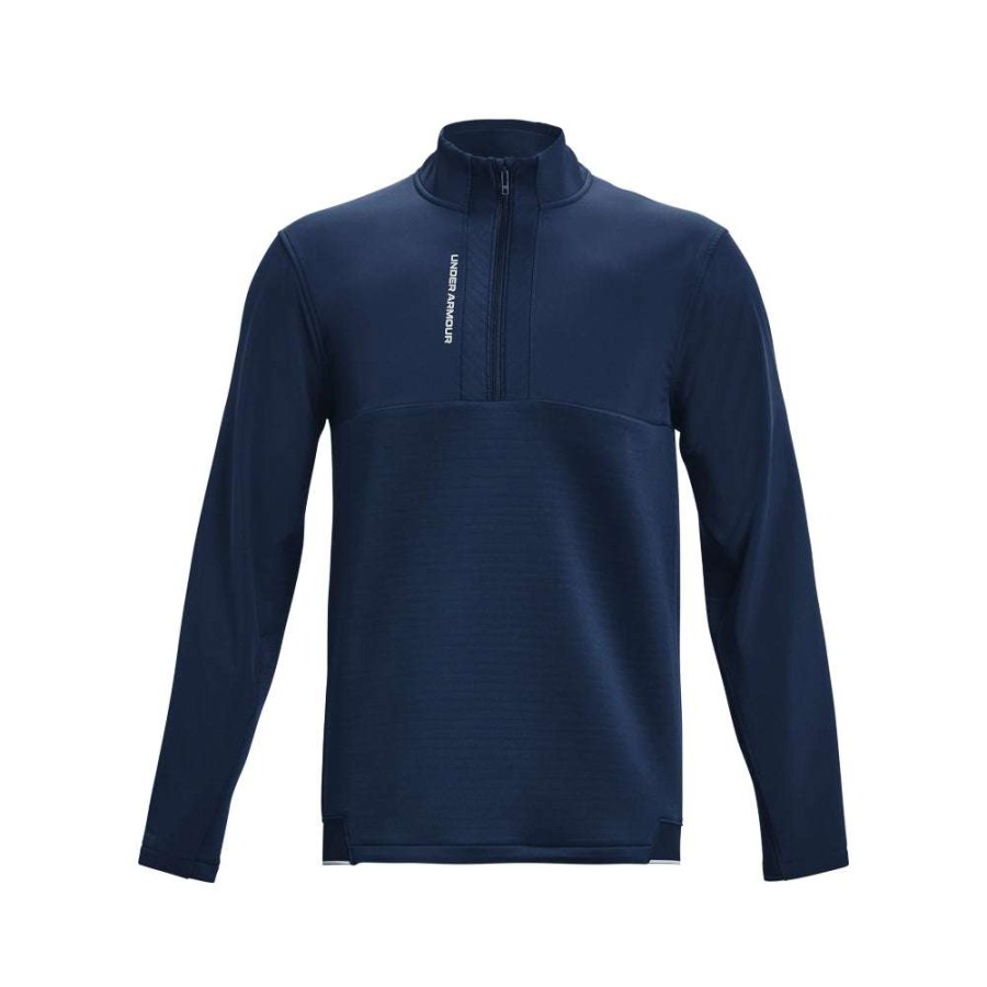 Mid Layers * | Under Armour Storm Daytona 1/2 Zip Golf Top 1373409 Academy/Reflective 408