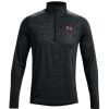 Mid Layers * | Under Armour Tech 2.0 Golf Pullover 1328495 Black/Blaze Orange 003