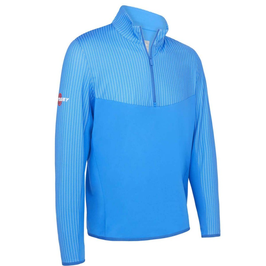 Mid Layers * | Callaway Odyssey Chill Out 1/4 Zip Golf Top Cgksb0B0 Magnetic Blue 496