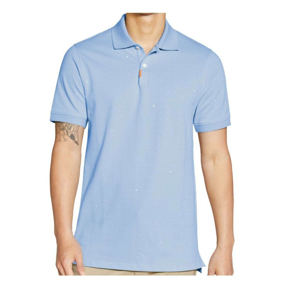 Shirts * | Nike The Space Dot Polo Golf Shirt Cu9359 Hydrogen Blue 407