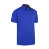 Shirts * | Callaway Odyssey Ventilated Block Golf Polo Cgksb074 Magnetic Blue 496