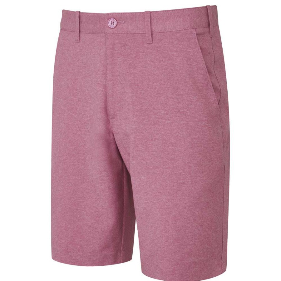 Shorts * | Ping Bradley Golf Shorts P03316 Raspberry Marl Rasm