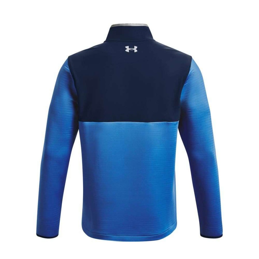 Mid Layers * | Under Armour Storm Daytona Half Zip Golf Top 1366280 Victory Blue/Academy 474