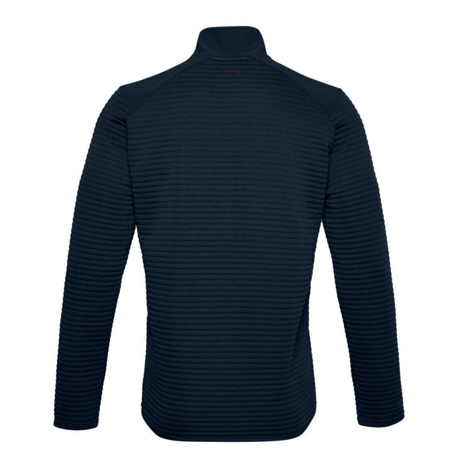 Mid Layers * | Under Armour Storm Evolution Daytona 1/2-Zip Golf Jacket 1360513 Navy 408