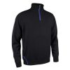 Mid Layers * | Sunderland Hamsin Lined Golf Sweater Sunml29 Black/Electric Blue Bkeb