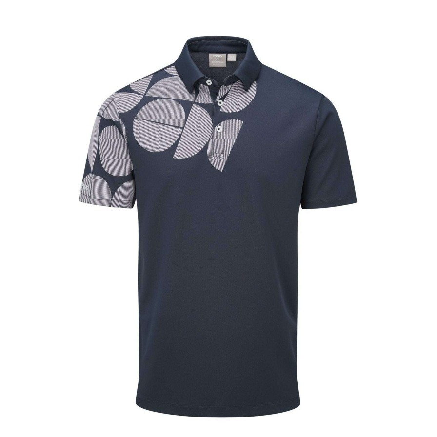 Shirts * | Ping Elevation Golf Polo Shirt P03568 Navy N125