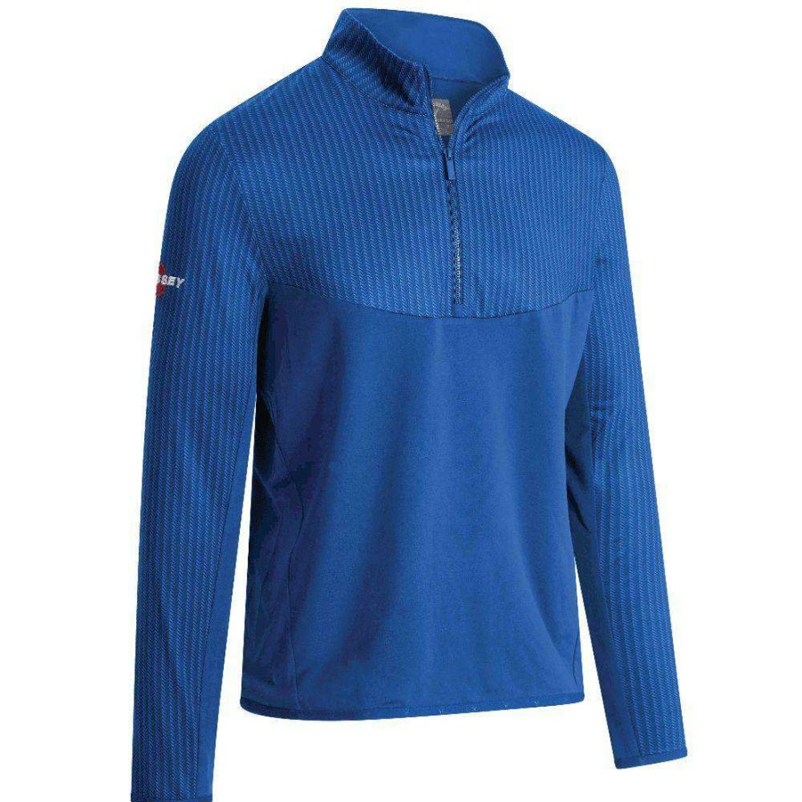 Mid Layers * | Callaway Odyssey Chill Out 1/4 Zip Golf Top Cgksb0B0 Egyptian Blue 471