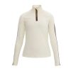 Polo Shirts * | Rohnisch Ladies Abby 1/2 Zip Golf Top 111289 White Swan S347