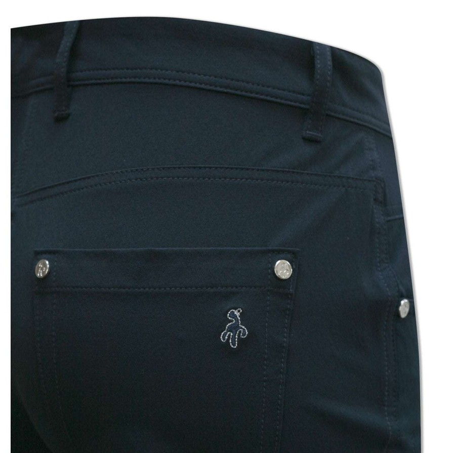 Shorts & Skorts * | Green Lamb Ladies Tasha Golf Pedal Pushers Sg14301 Navy