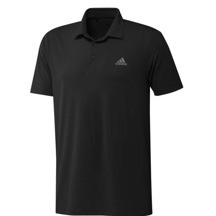 Shirts * | Adidas Ultimate 365 Solid Golf Shirt Gm4014 Black