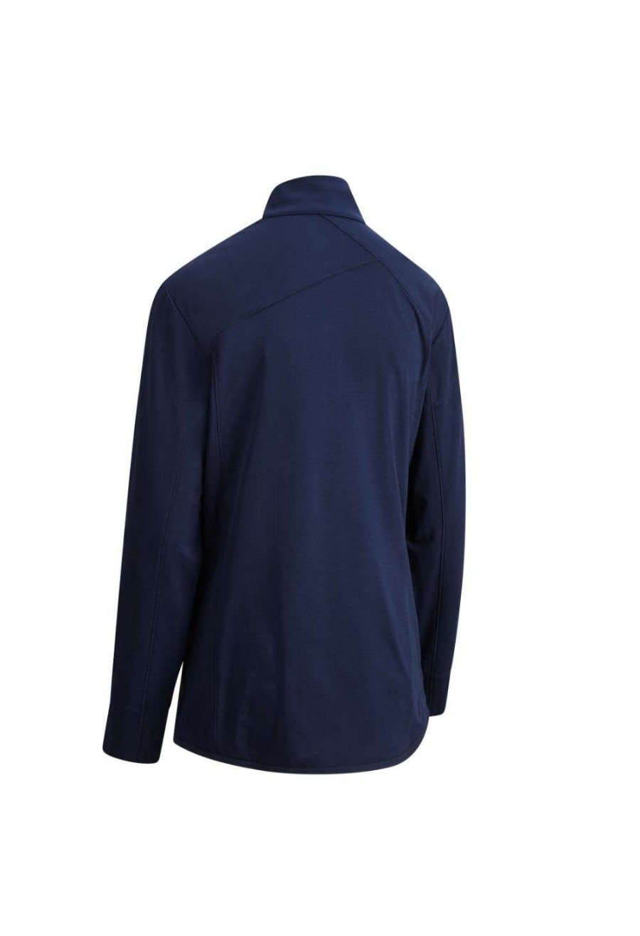 Mid Layers * | Callaway Aquapel 1/4-Zip Golf Pullover Cgkfb050 Peacoat 410