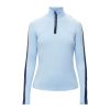 Polo Shirts * | Rohnisch Ladies Abby 1/2 Zip Golf Top 111289 Powder Blue S367