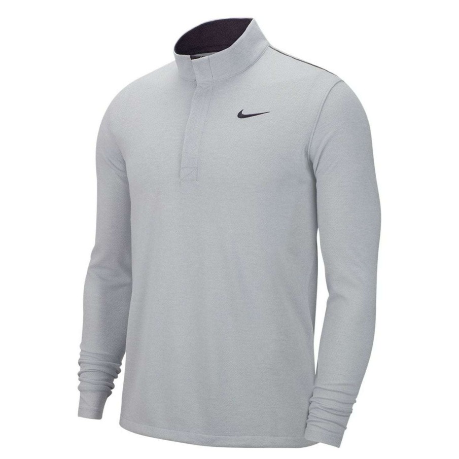 Mid Layers * | Nike Dry Victory 1/2-Zip Golf Top Cn1018 Sky Grey 042