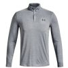 Mid Layers * | Under Armour Playoff 1/4 Zip Golf Mid Layer 1370155 Grey 035