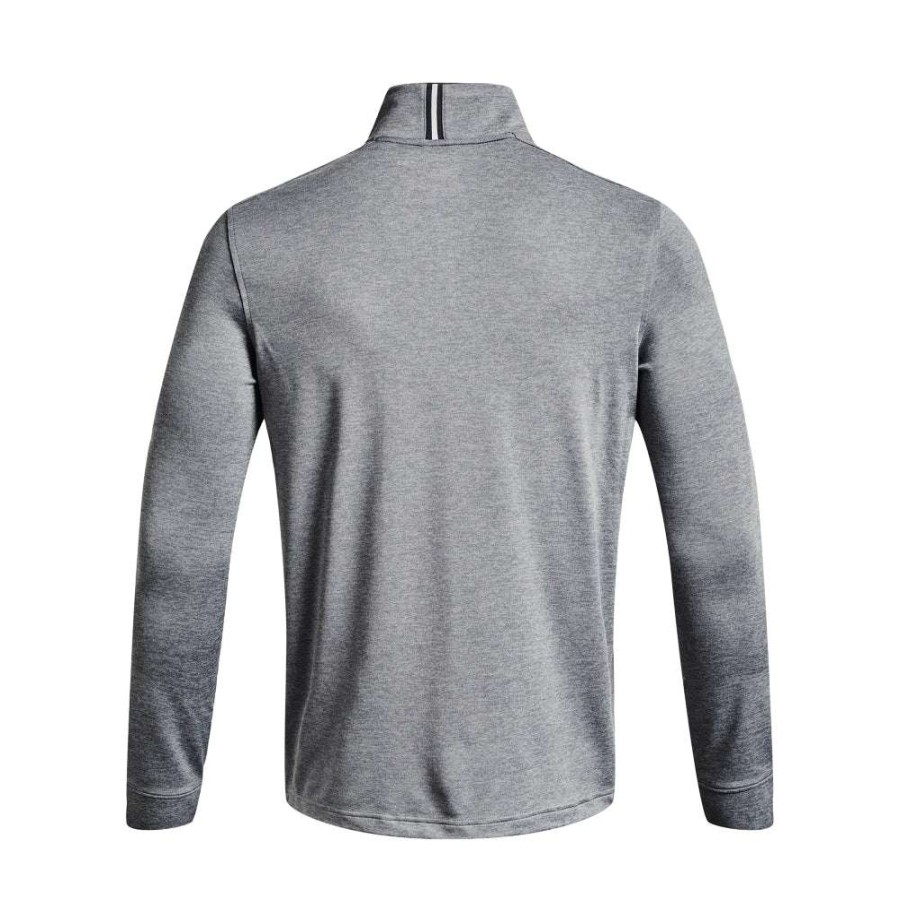 Mid Layers * | Under Armour Playoff 1/4 Zip Golf Mid Layer 1370155 Grey 035