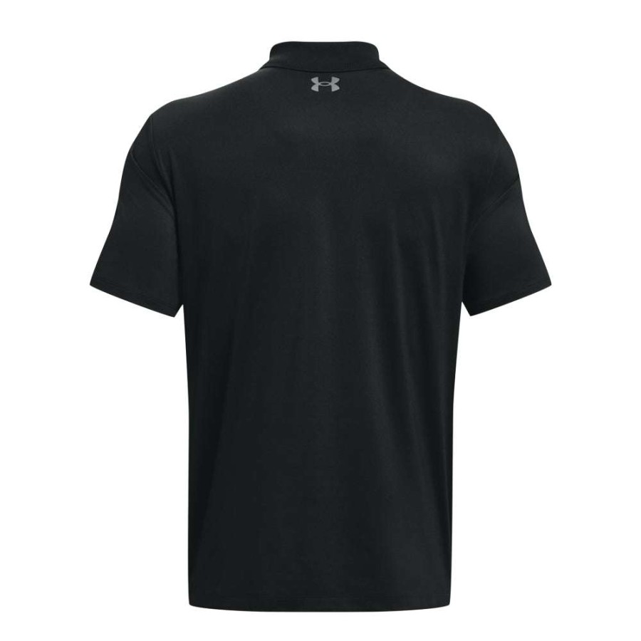 Shirts * | Under Armour Performance 3.0 Golf Shirt 1377374 Black 001