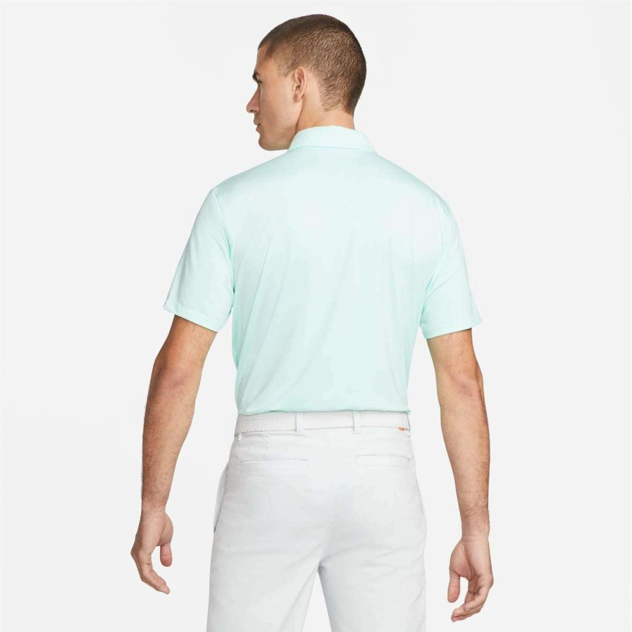 Shirts * | Nike Vapor Dry Stripe Golf Shirt Dh0791 Mint Foam 379