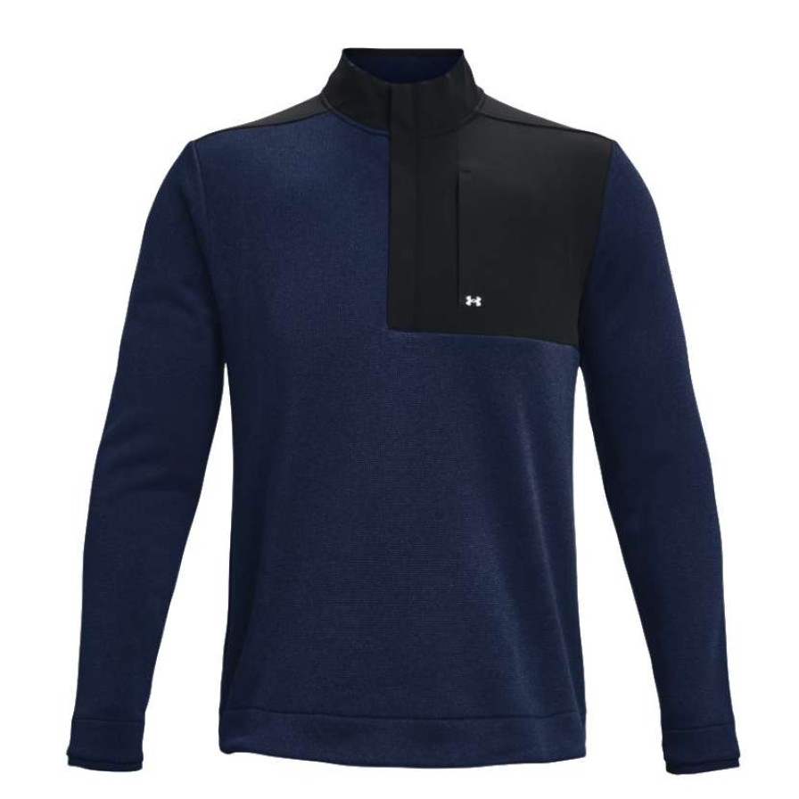 Mid Layers * | Under Armour Storm Novelty Golf Sweater 1373415 Navy 408