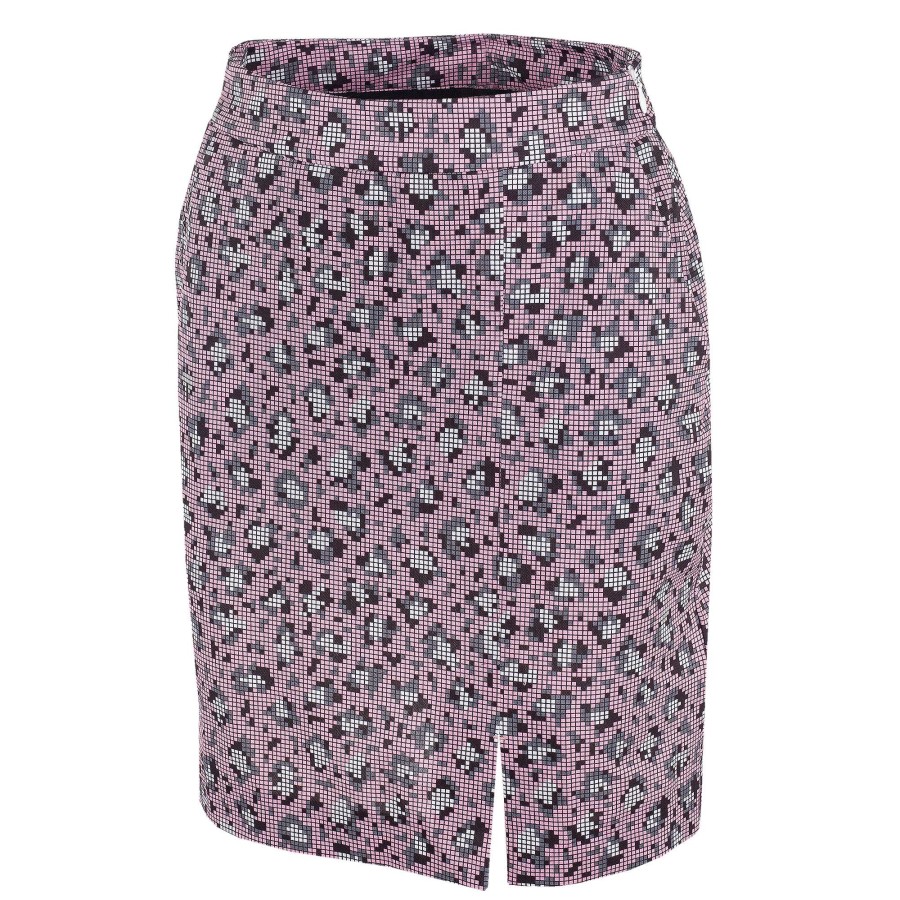 Shorts & Skorts * | Galvin Green Ladies Marie V8+ Golf Skort G2176 Blush Pink/Black/White 97