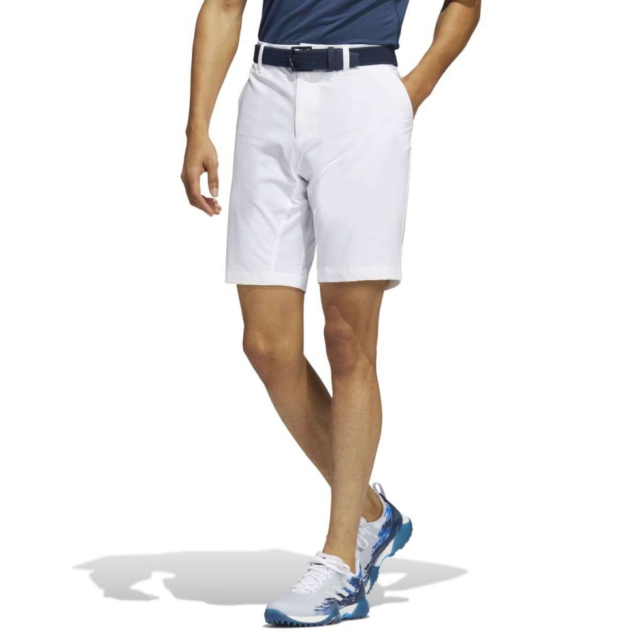 Shorts * | Adidas Primeblue Golf Shorts Ha6130 White