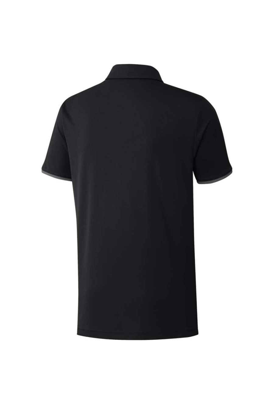 Shirts * | Adidas Core Left Chest Golf Shirt Gm0321 Black/Grey Five