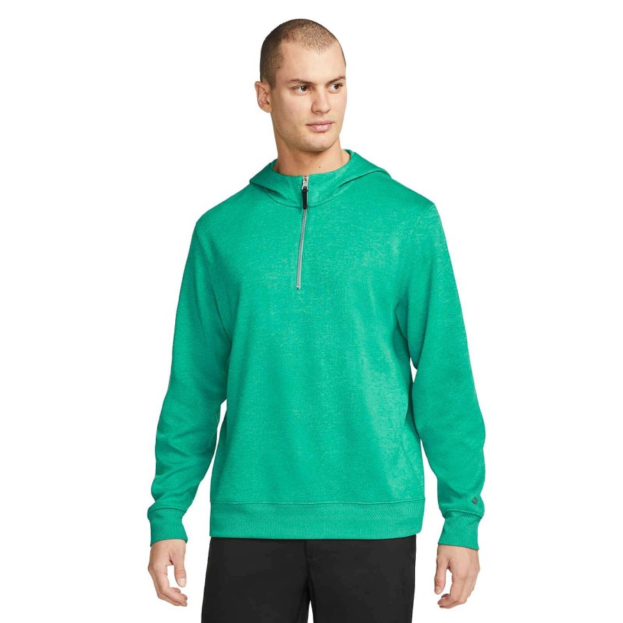 Mid Layers * | Nike Dri-Fit Golf Hoodie Dn1906 Neptune Green 370