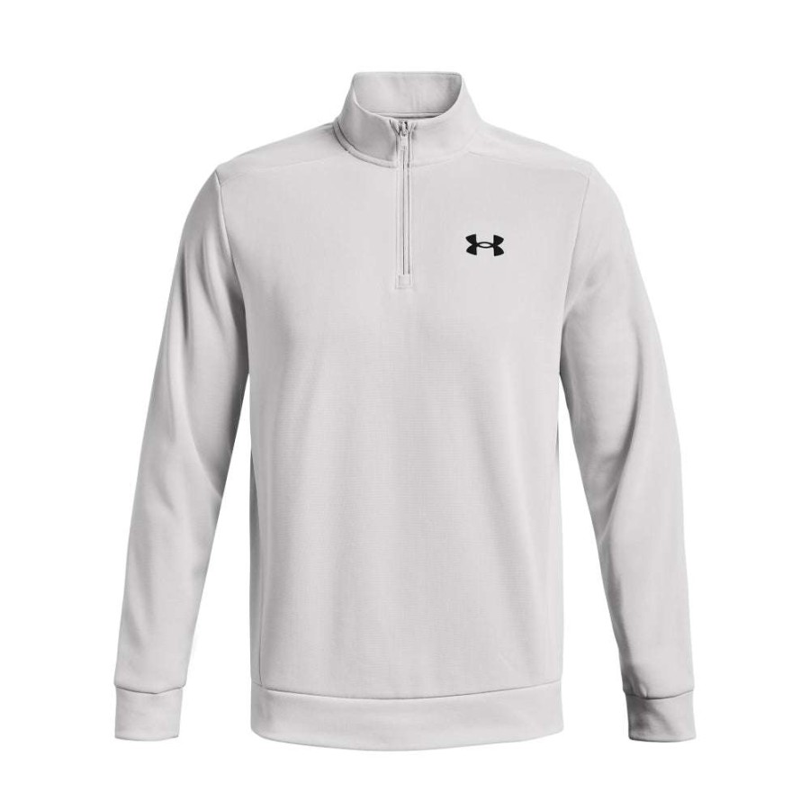 Mid Layers * | Under Armour Lightweight Stretch Golf Fleece 1373358 Halo Grey/Black 014