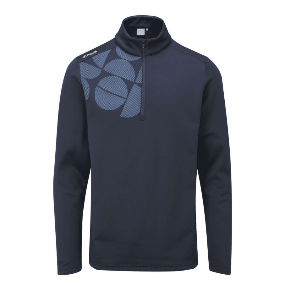 Mid Layers * | Ping Elevation Golf Top P03579 Navy N125