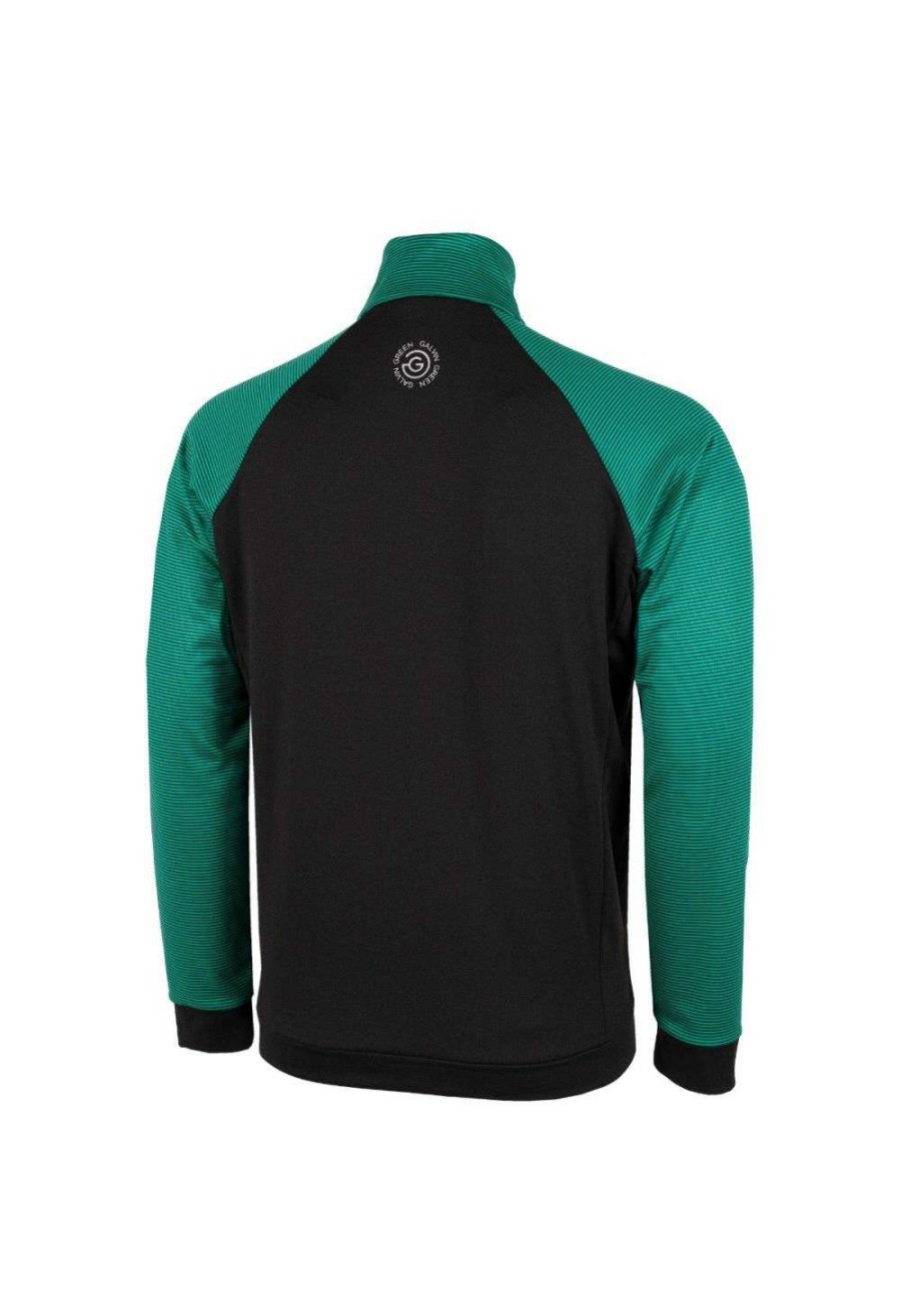 Mid Layers * | Galvin Green Dominic Insula Golf Jacket G1150 Black/Green 87