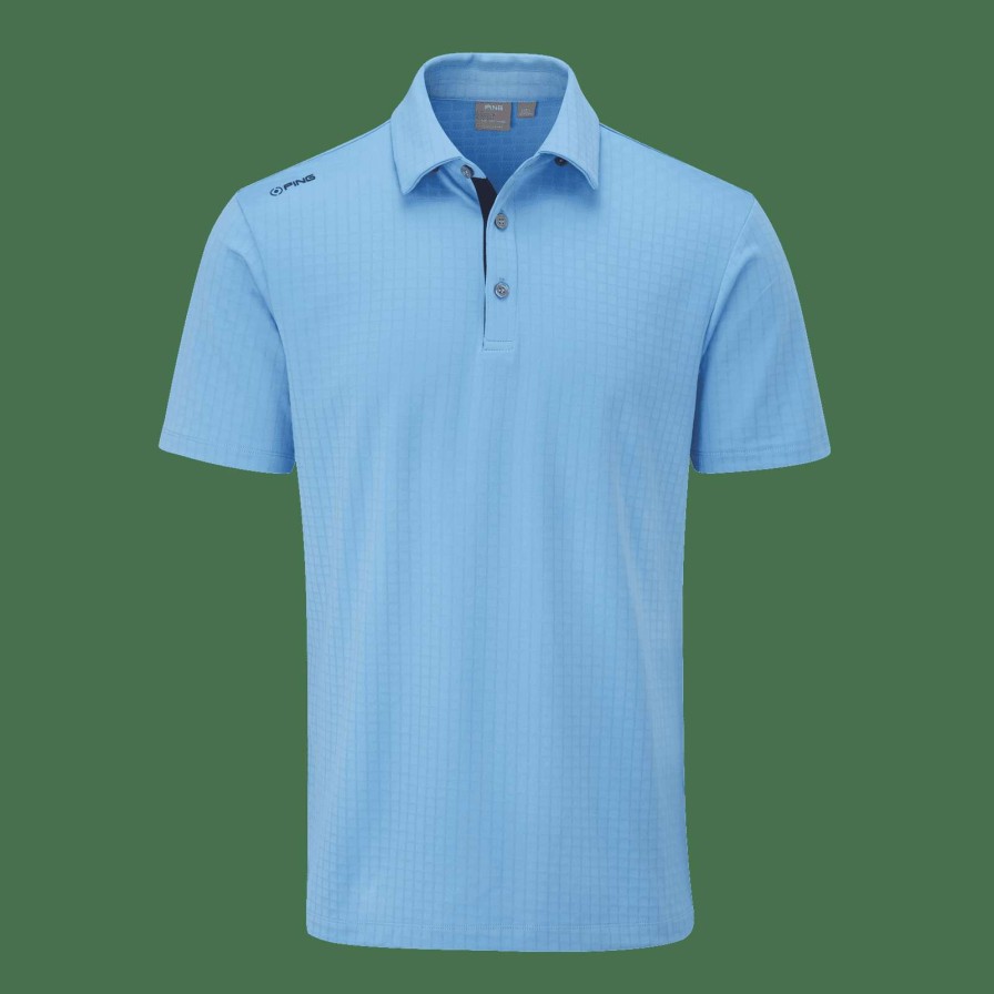 Shirts * | Ping Cillian Golf Polo Shirt P03574 Infinity Blue 100