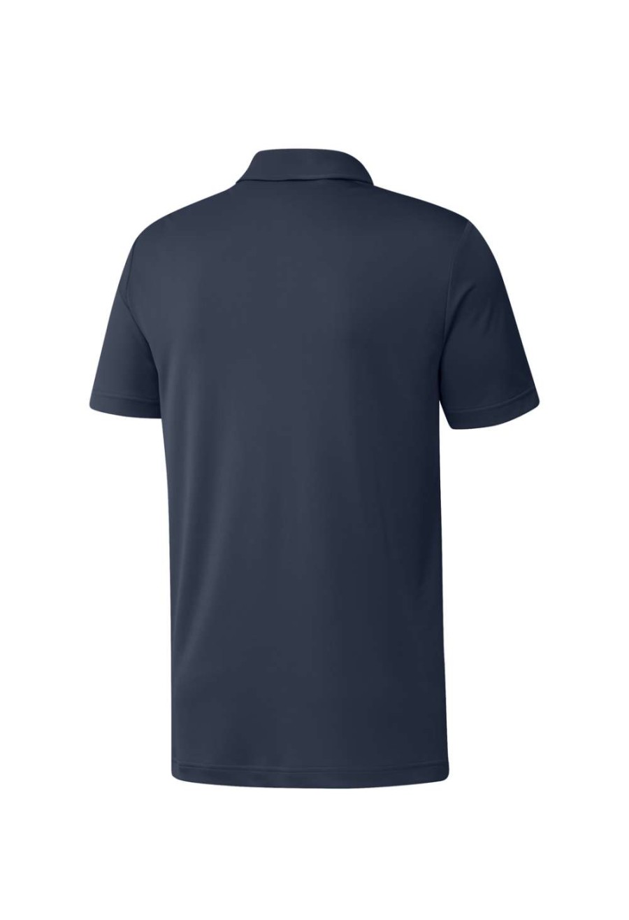 Shirts * | Adidas Chest Print Golf Polo Shirt Ha5574 Crew Navy