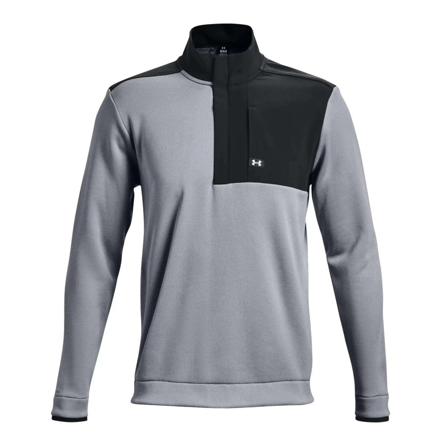 Mid Layers * | Under Armour Storm Novelty Golf Sweater 1373415 Grey 035