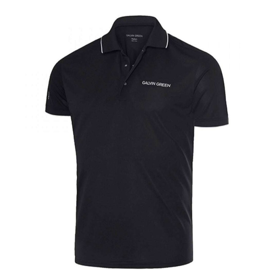 Shirts * | Galvin Green Mens Marty-Tour Edition Golf Polo Shirt S7766 Black/White-71