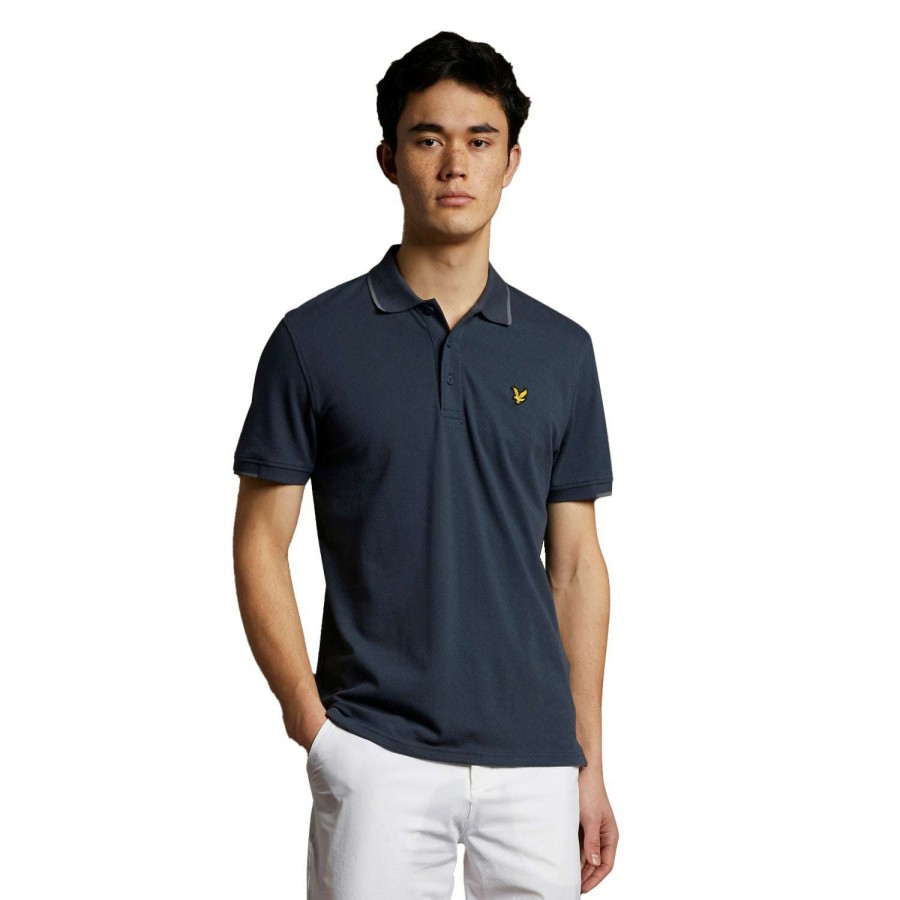 Shirts * | Lyle & Scott Andrew Golf Shirt Sp1242 Observer Grey W129