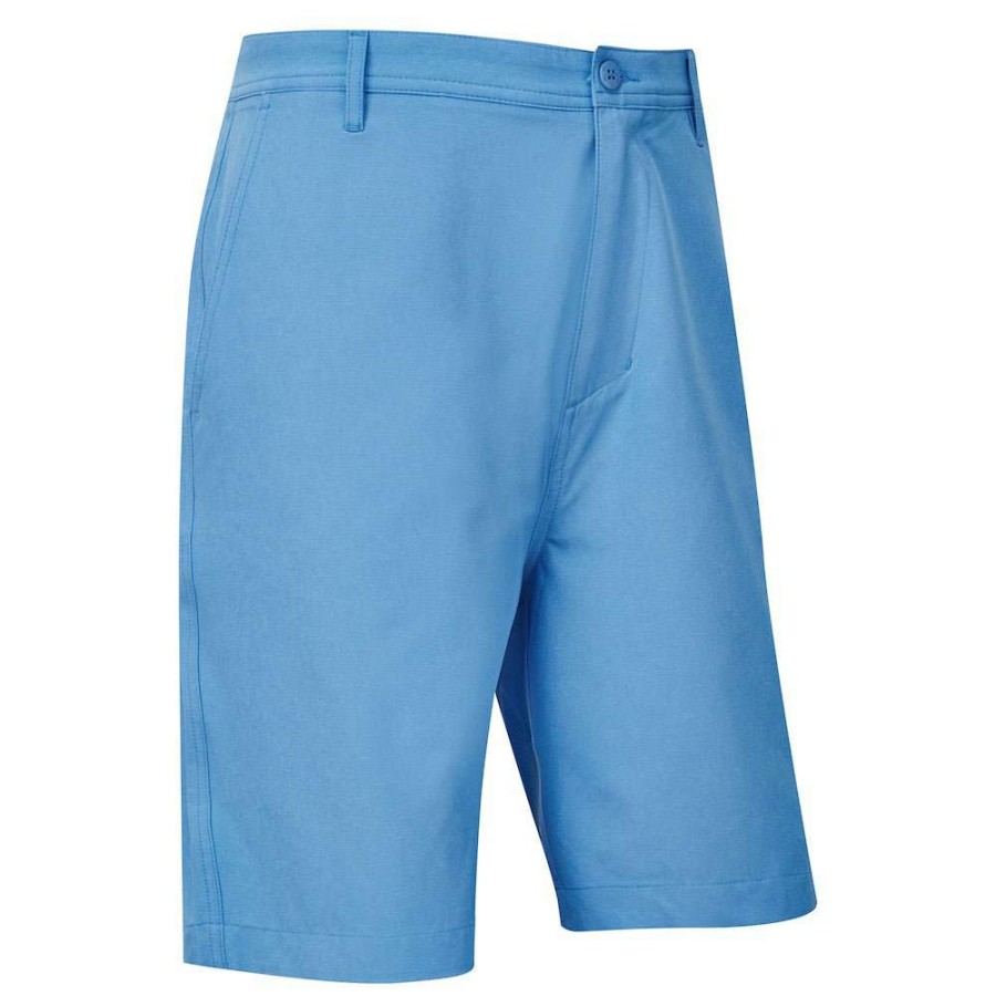 Shorts * | Footjoy Broken Stripe Woven Golf Shorts 84452 Lagoon