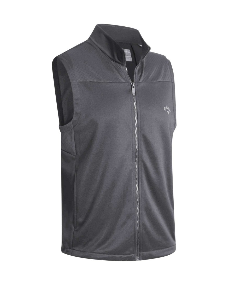 Mid Layers * | Callaway Gauge Golf Fleece Cgksb0M4 Quiet Shade 039